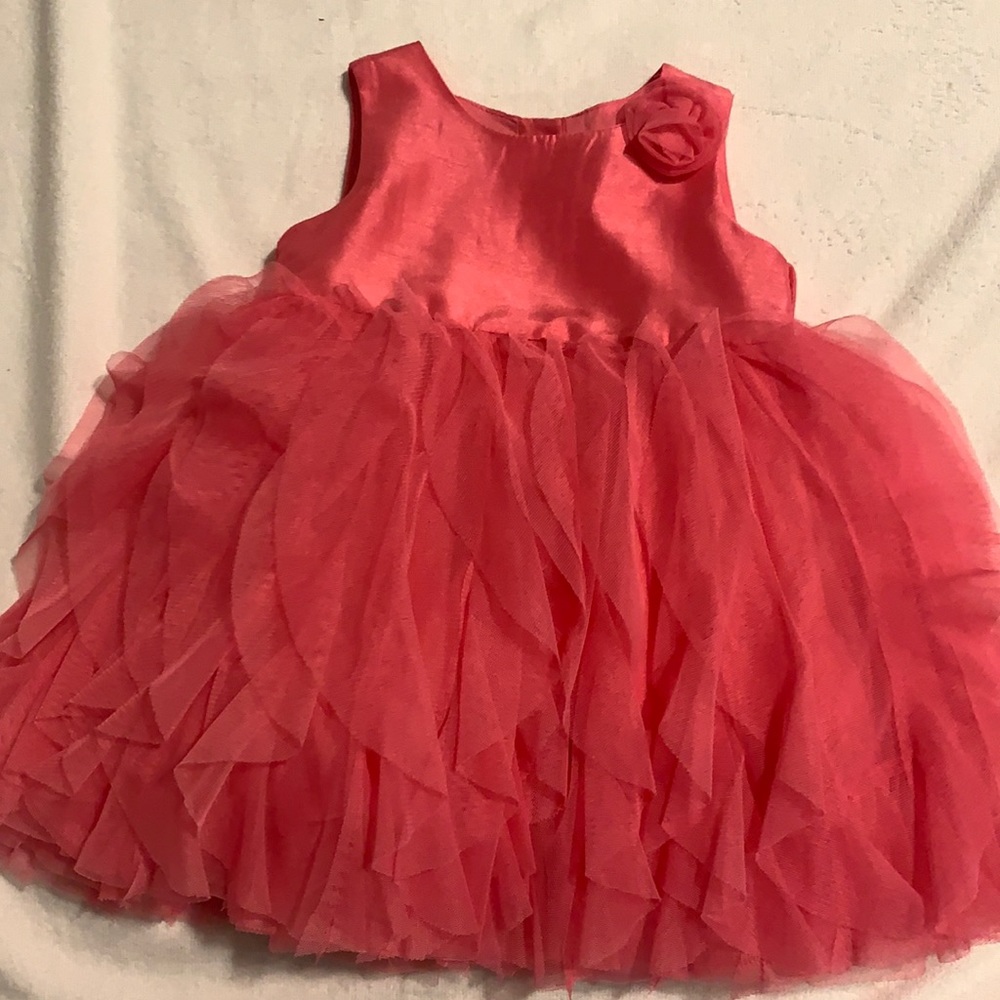 Hot Pink Dress for Girls, 12 Months